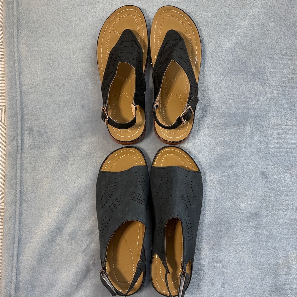 Black Sandals Bundle - Lightweight